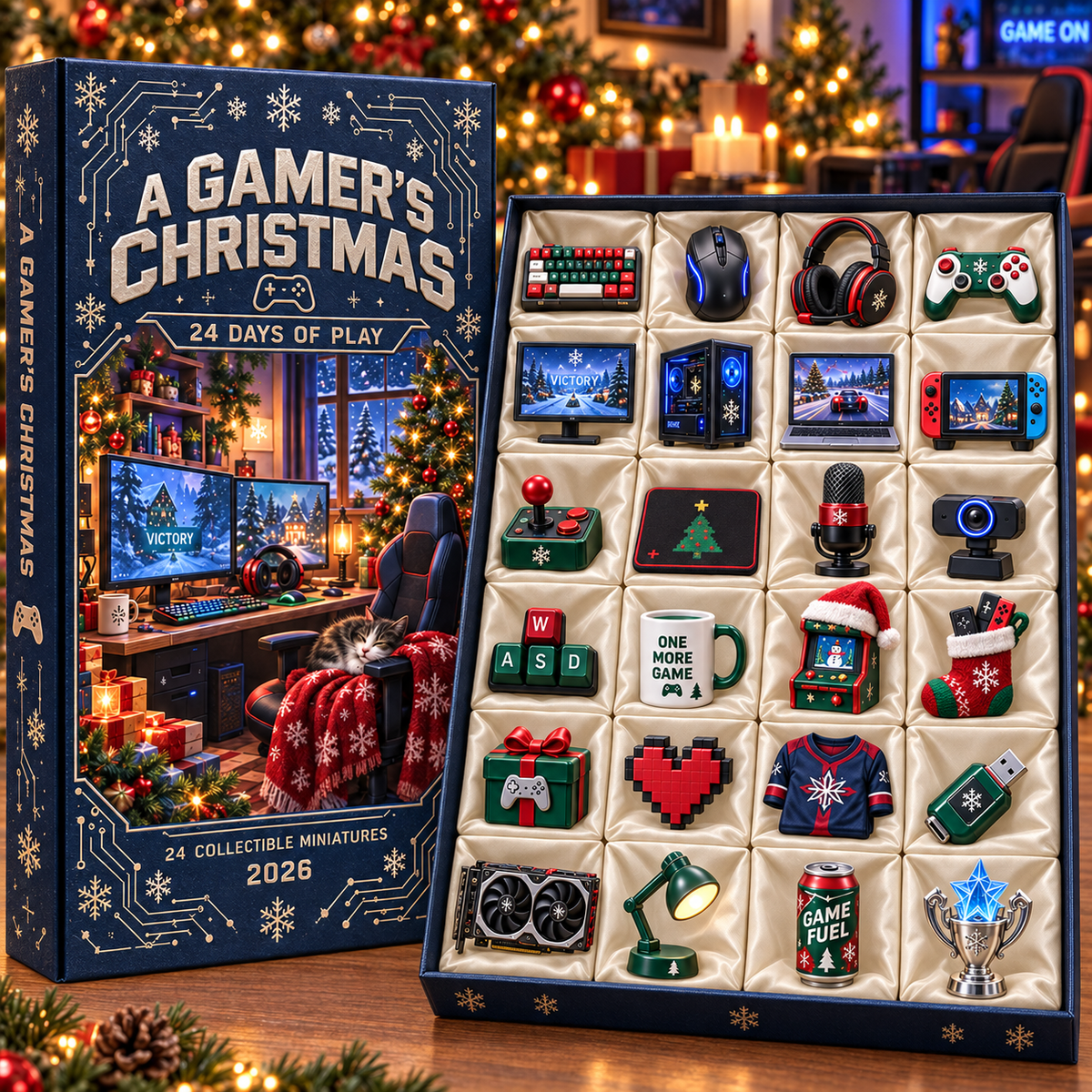 A Gamer’s Christmas 2026 Advent Calendar – 24 Collectible Gaming Miniatures