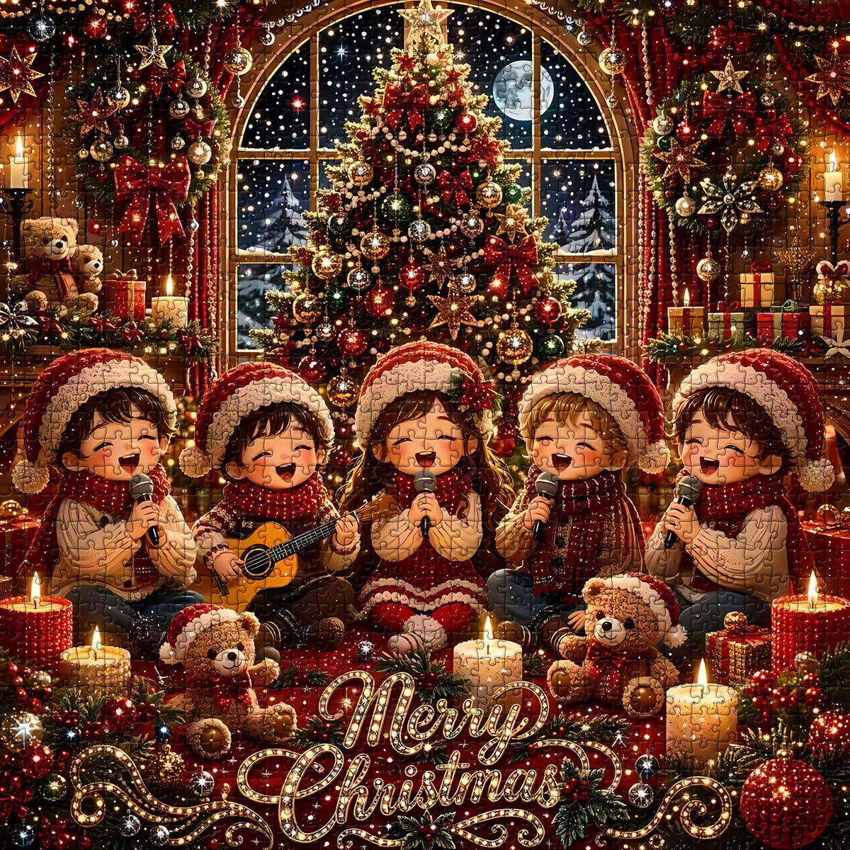 Christmas Carols Jigsaw Puzzle 1000 Piece