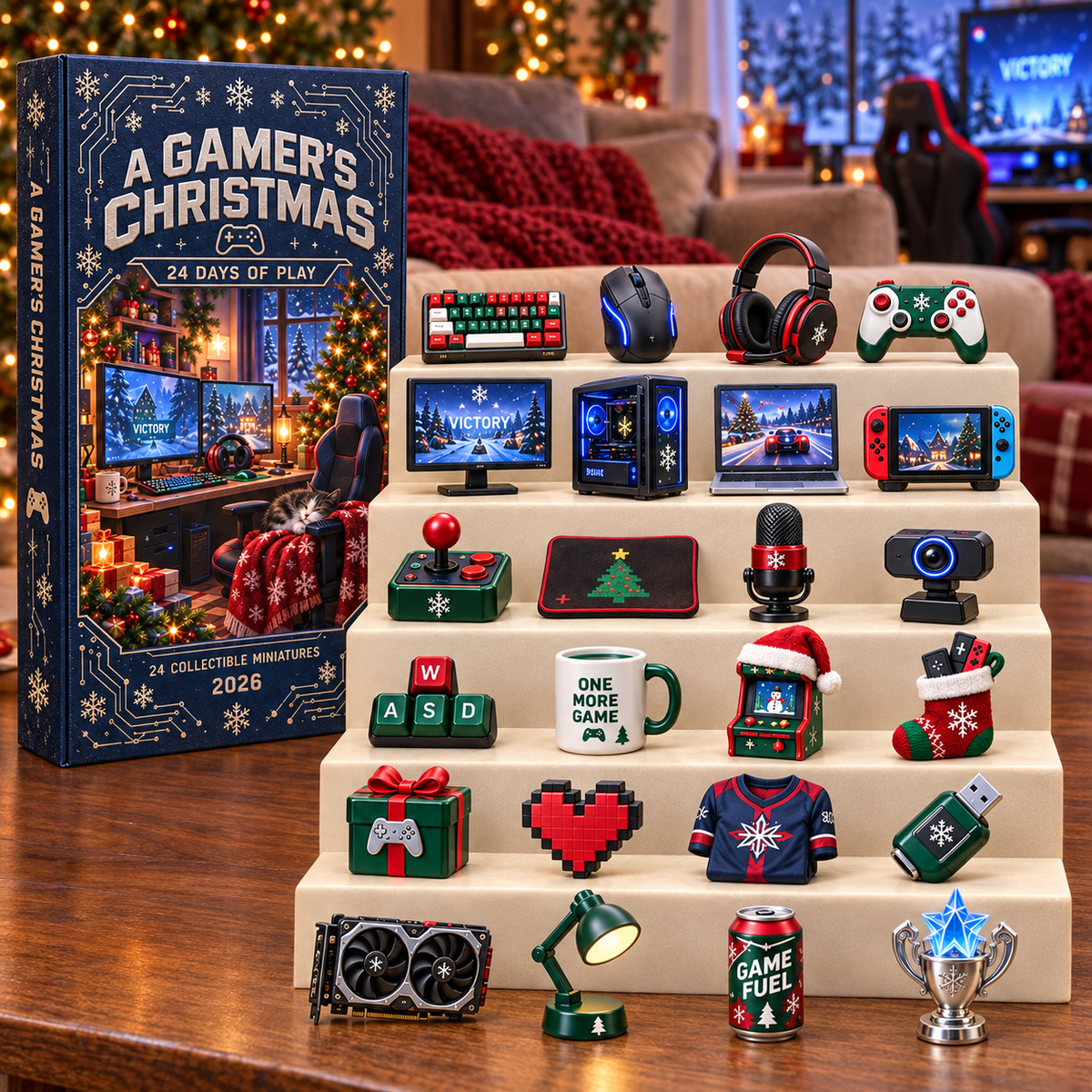A Gamer’s Christmas 2026 Advent Calendar – 24 Collectible Gaming Miniatures
