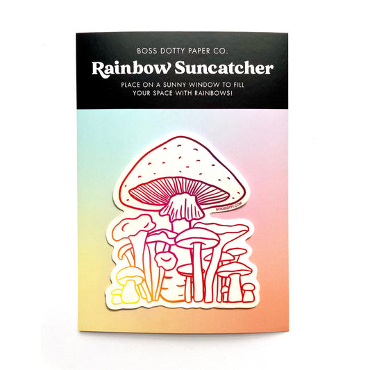Mushroom Suncatcher