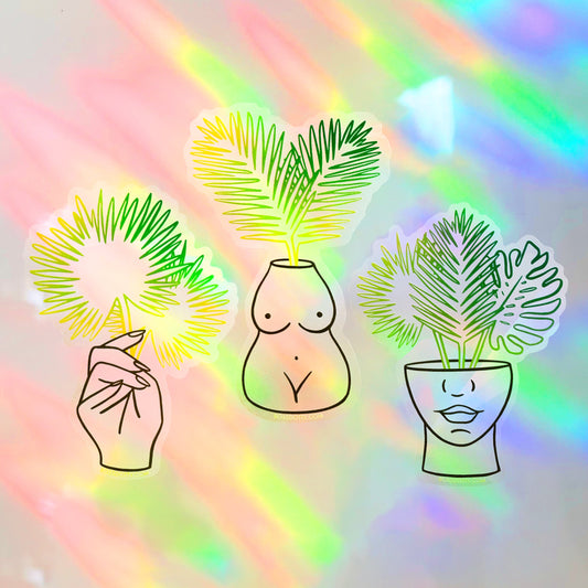 Botanical Bodies Rainbow Suncatchers | Set of 3