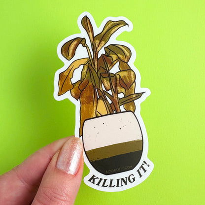 Killing It Sticker