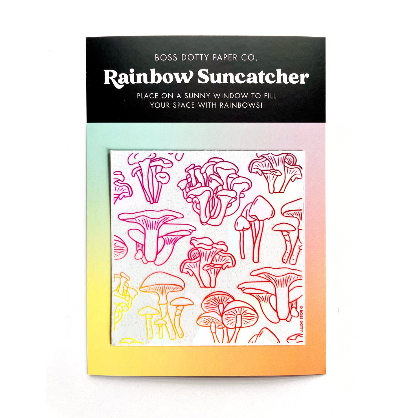 Mixed Mushrooms Suncatcher