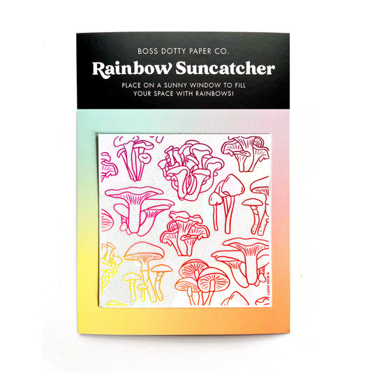 Mixed Mushrooms Suncatcher