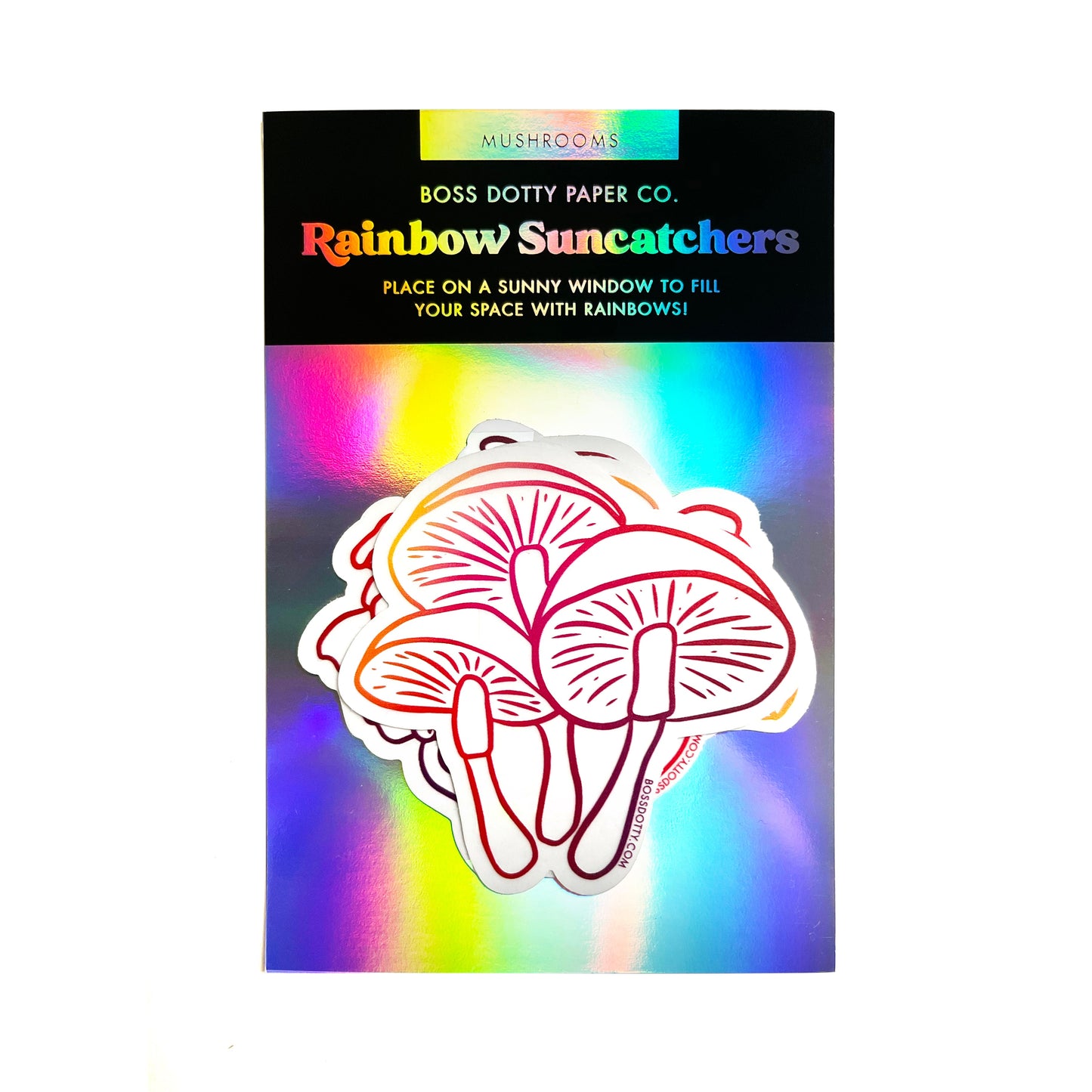 Mushrooms Suncatchers | Set of 3