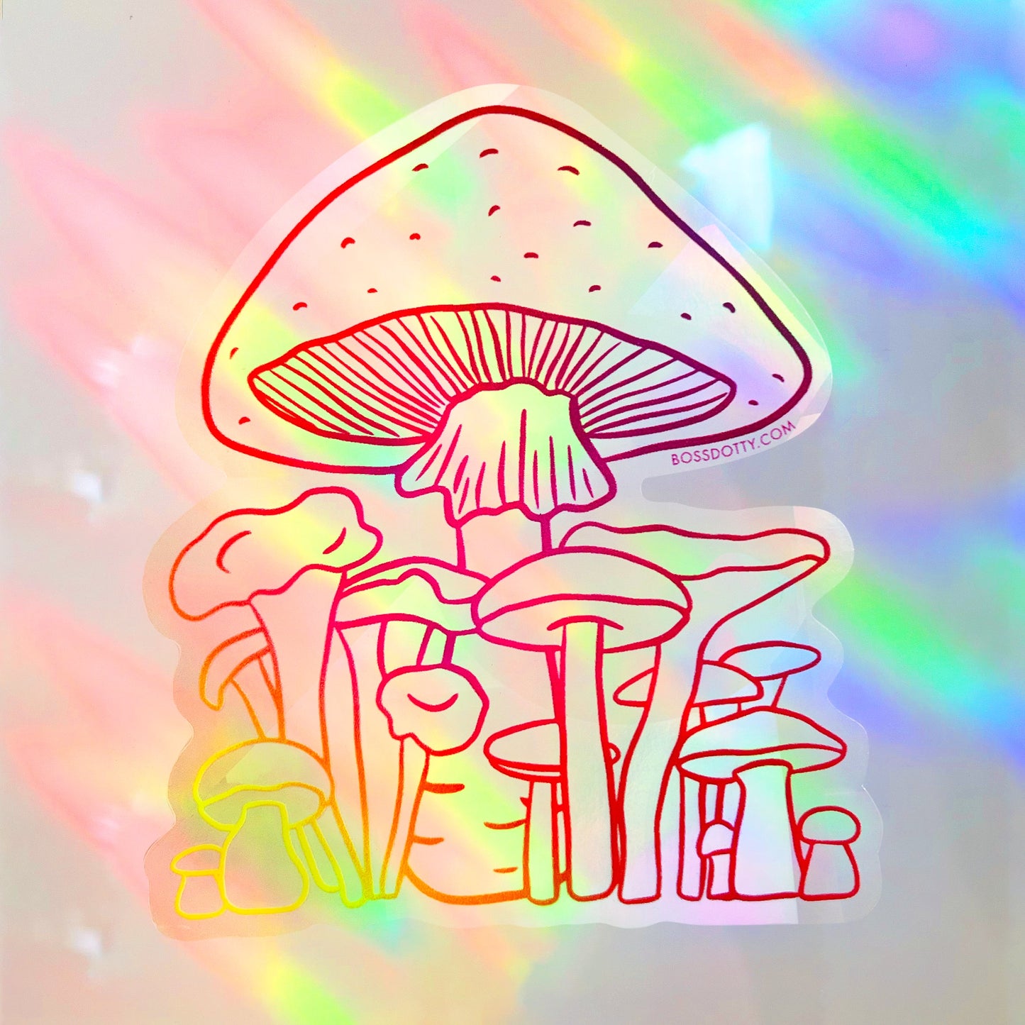 Mushroom Suncatcher