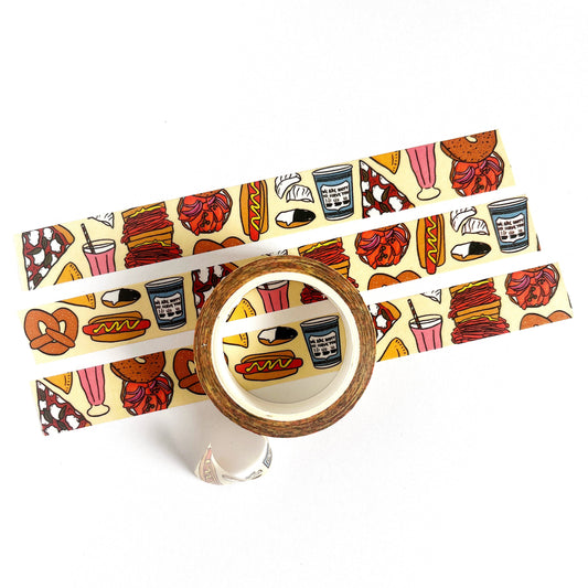 New York City Food Washi Tape