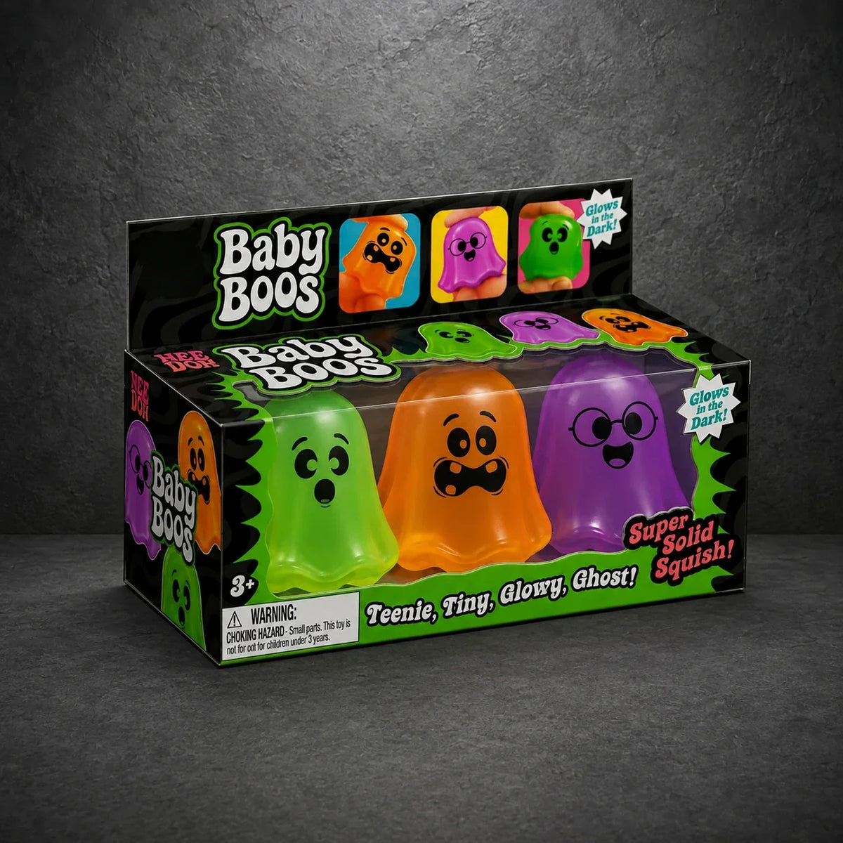 2026 Glow-in-the-Dark Ghost Squishy Set – Halloween Fidget Toy
