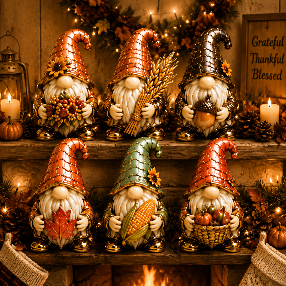 24-Day Gnomes Thanksgiving Advent Calendar | Countdown Blind Box Gift